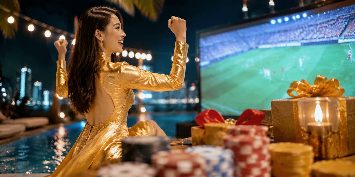 Người chơi tại Nha Trang trong trang phục áo dài theo dõi cá cược thể thao trực tuyến